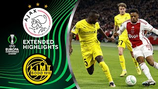 Ajax vs BodøGlimt Extended Highlights  UECL Playoff 1st Leg  CBS Sports Golazo  Europe [upl. by Anora]