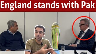 England shows its support towards Pak on Champions Trophy [upl. by Okia]