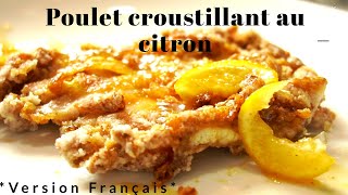 Version Français Poulet Croustillant Au Citron🍋  Poulet au citron [upl. by Namra]