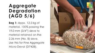 Unboxing AASHTO resource Proficiency Samples Aggregate Degradation 56 [upl. by Seraphim]