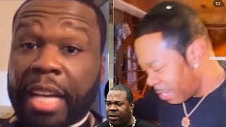 50 Cent RESPONDS To Busta Rhymes DISSING HIM BACK Over PAINTED HAIRLINE “Leather Line Up [upl. by Dustin]