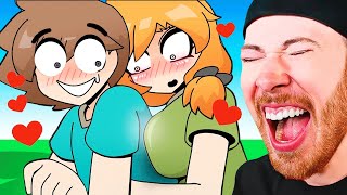 The FUNNIEST Adventure of Alex and Steve in MINECRAFT FUNNY [upl. by Eirret155]