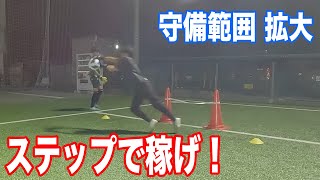 【ステップで稼げ】シュートストップの守備範囲拡大！グラスピアゴールキーパーアカデミー大宮校トレーニング映像・小学生、中学生のGKトレーニング・キーパー練習・キーパースクール 2024年8月25日 [upl. by Stoll719]