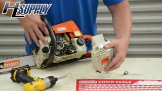 How to Replace a Starter Rope on a Stihl ChainsawThe Easy Way by Bobby [upl. by Olenka]