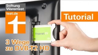 Tutorial DVBT2 HD Empfang  so gehts [upl. by Ethan]