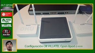 Configuración OLT Villatel  Vlan [upl. by Eldred]