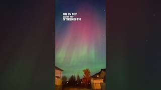 In Christ Alone Lyrics  Northern Lights worshipsongs auroraborealis [upl. by Hitt]