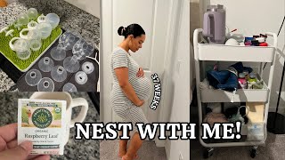 A DAY IN THE LIFE 37 WEEKS PREGNANT WITH FIRST BOY   STAY AT HOME MOM LIFE [upl. by Dyun]