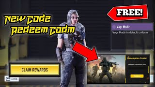 New Redeem Code Codm  Free Character  Free Cod Point callofduty [upl. by Grania785]