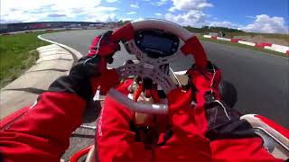 KARTING DRIVER POV Practice Mülsen  OK Junior  HELMET CAM [upl. by Lowe]