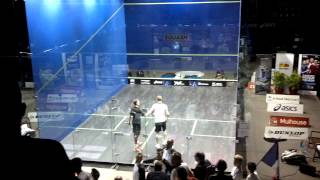 Squash World Teams Semi Final Matthew England Gaultier France 5th Game Matchball Drama MONSTER MATCH [upl. by Ingmar]