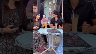 Restaurant couples goals Vs single reaction 😍 Unexpected fun couplegoals restaurant minnale [upl. by Akeim406]