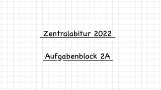 Grundkurs Abi 2022 Block 2A [upl. by Innattirb164]