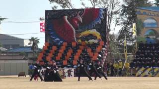 熊本工業高校 体育大会 2015 応援団競演 繊維工業科 [upl. by Tiffanle475]