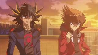 Yu Gi Oh Bonds Beyond Time Yugi Jaden And Yusei Say Goodbye To Each Other [upl. by Arrac59]