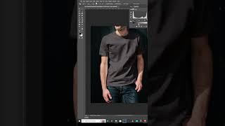 How to do black t shirt mockup in photoshop tutorial mockupdesign photoshop manipulation adobe [upl. by Adalard]