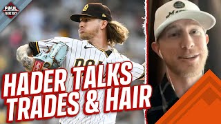 Josh Hader on His Iconic Hair Former Team and Trade Experiences  FTLive [upl. by Herriott]