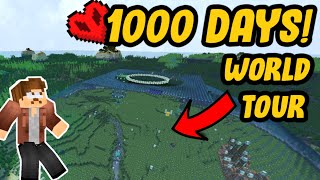 1000 Days of Hardcore Minecraft  World Tour [upl. by Ielerol]