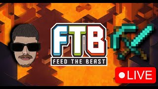 Minecraft  Feed The Beast Part 28  LIVE [upl. by Darcia]