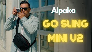 Alpaka Go Sling Mini V2  an AMAZING EDC Sling Full Review [upl. by Leahcimnaes]