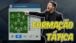 PES 2017  Atlético de Madrid  Formação tática e configurações avançadas  Lateral ofensivo [upl. by Ailey]