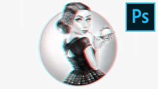 How to Apply a 3D Anaglyph Effect in Photoshop [upl. by Haliek696]