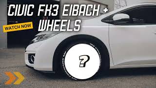 Civic FK3 Tourer Eibach and wheels [upl. by Flora]