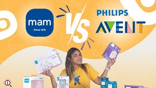 MAM ou PHILIPS AVENT  QUAL A MELHOR MAMADEIRA Vem conferir as DIFERENÇAS entre elas [upl. by Aivle]