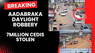 UPDATE Adabraka daylight robbery Robbers escaped with roughly 7 million Ghana cedis ghana news [upl. by Goddard]