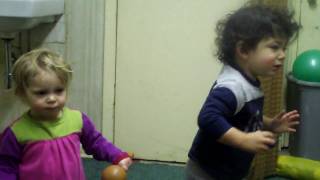 Morah Elysha Baby Boogie Dancing to Uncle Moishy Song [upl. by Rise304]