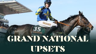 4 OF THE BIGGEST GRAND NATIONAL UPSETS AT AINTREE RACECOURSE [upl. by Kazue]