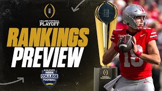 College Football Playoff Rankings PREVIEW Week 12  Inside College Football [upl. by Darcie239]