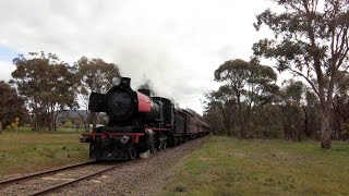 Maldon train at Morris Street level crossing [upl. by Ekrub721]