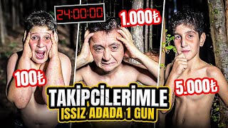 TAKİPÇİLERİMLE ISSIZ ADADA 1 GÜN  ORTA UCUZ PAHALI [upl. by Demetria]