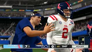 2023 ChickFilA Peach Bowl  10 Penn State vs 11 Ole Miss [upl. by Noleta898]