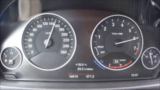 BMW 320i LCI Acceleration [upl. by Reeva]