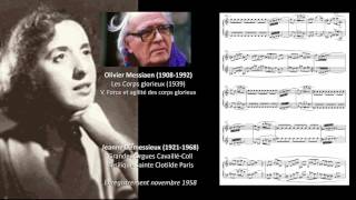 Jeanne Demessieux orgue Saint Clotilde Paris  Messiaen Les Corps Glorieux 3 [upl. by Sema]