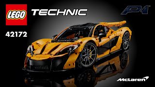 LEGO Technic McLaren P1 Speed Build [upl. by Inglebert]