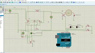 valve controller with short protection simulation Proteus 8 Professional [upl. by Ennaeerb]