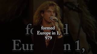 Joey Tempest lead vocalist of Europe band singer rock [upl. by Goldi]