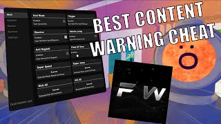 FusionWare Content Warning Cheat  Content Warning [upl. by Karyl]