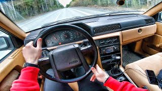 1992 Volvo 940 23 MT  POV TEST DRIVE [upl. by Tildi]