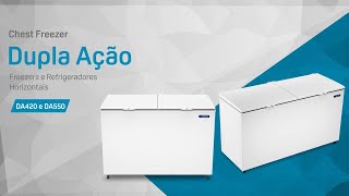 Freezer e Refrigerador DA420 e DA550 Dupla Ação  Metalfrio [upl. by Beitz]