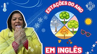 Aprenda a falar as estações do ano em inglês I The four seasons of the year vocabulary [upl. by Galven]