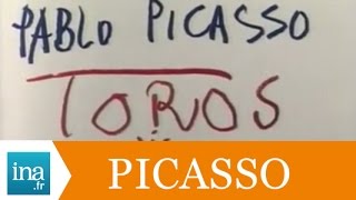 Les 3 carnets de Picasso sur la tauromachie  Archive vidéo INA [upl. by Sherburn126]