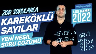 Kareköklü İfadeler Soru Çözümü Yeni Nesil Zor Sorular LGS 2022 Kampı 8 Sınıf Matematik Test 4 [upl. by Wylie]