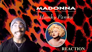 Hanky Panky  Madonna  FIRST TIME LISTENING REACTION [upl. by Ialokin]