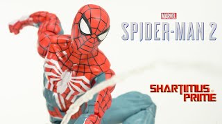 Marvel Legends PS5 SpiderMan 2 Peter Parker GamerVerse Video Game Action Figure Review [upl. by Aleron222]