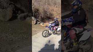 YAMAHA WR450f vs 300f 450 dirtbike enduro offroadmotorcycle wr yamahawr450f yamahafail [upl. by Hadeehuat123]