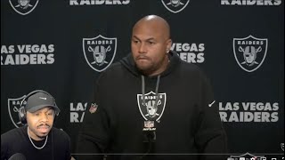 FINALLY someone asked Antonio Pierce this QUESTION  Las Vegas Raiders  reaction [upl. by Ellesor]